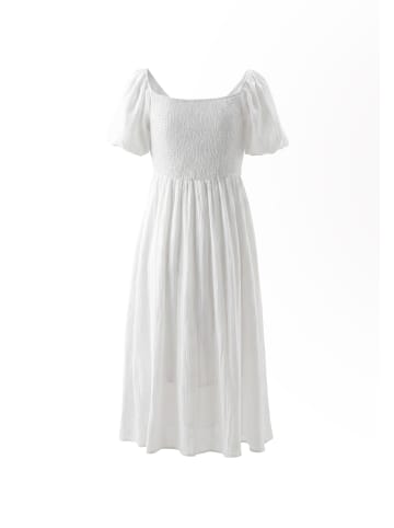 ebeeza Women Dress in White
