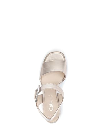 Gabor Fashion Plateau Sandale in beige