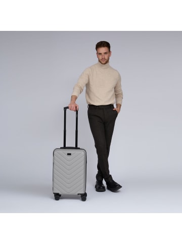 Redolz Essentials 07 CABIN 4 Rollen Kabinentrolley 55 cm in silver-colored 2