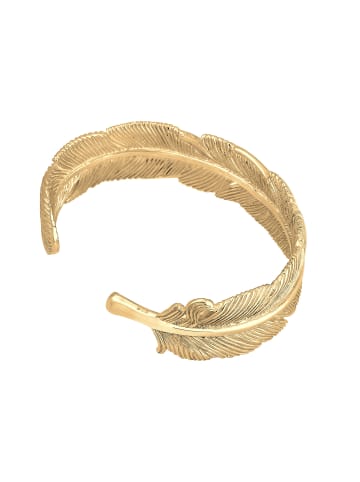 Elli Armband 925 Sterling Silber Feder in Gold