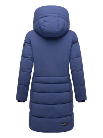 Navahoo Steppmantel Mondnebel XIV in Blue Violet