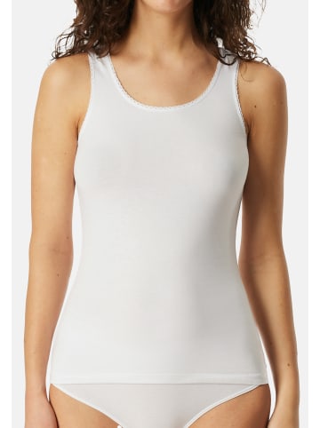 Schiesser Unterhemd / Top 95/5 Modern Cotton in Weiß