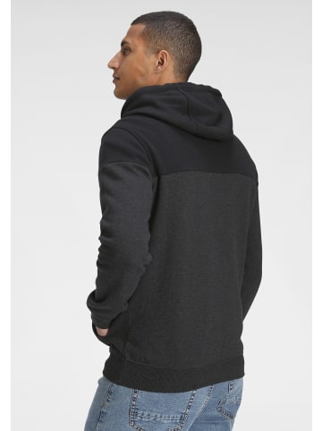 Bruno Banani Kapuzensweatshirt in schwarz grau