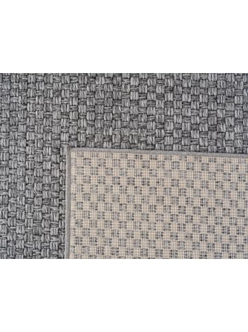 KADIMA DESIGN Teppich Outdoor Waschbar Einfarbig LERMOOS Strapazierfähig OEKO-TEX in Grau