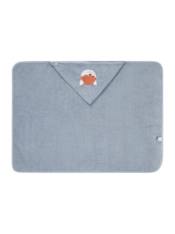 Sterntaler Kapuzenbadetuch 100x70 cm Filou in blaugrau