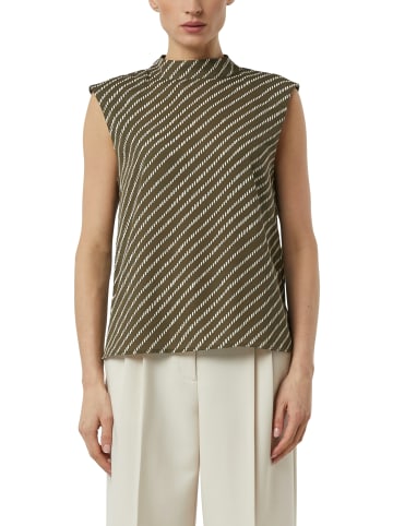 comma Blusentop in khaki ecru