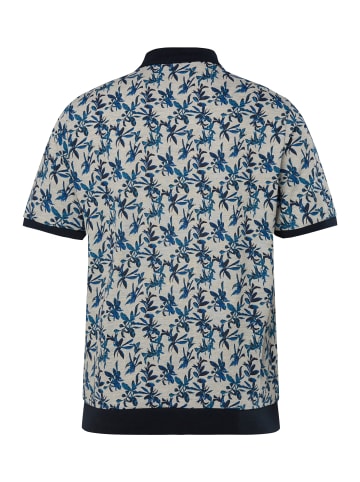 Men Plus Poloshirt in grau melange