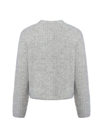 Someday Strickjacke Tiah in grau silber - 0001