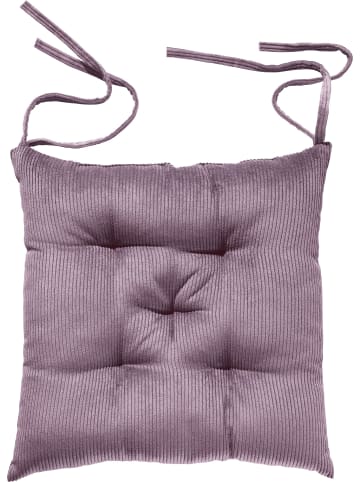 Erwin Müller Cord Stuhlkissen Glasgow in lavendel