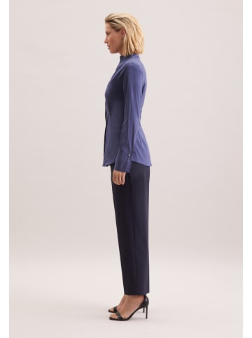 Seidensticker Kelchkragenbluse Slim in Dunkelblau