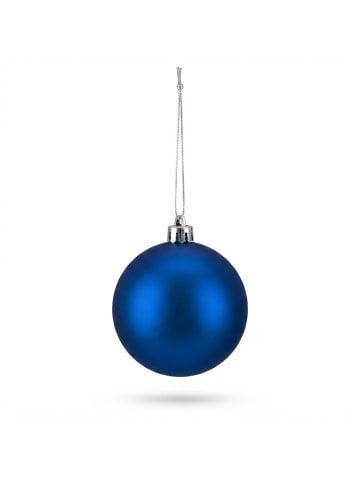 relaxdays 100 x Weihnachtskugeln Set in Blau