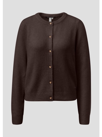 QS Strickjacke in 89W0_dunkelbraun