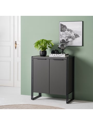 home24 Kommode HERBY 2 Türen in Graphit