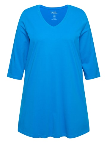 Ulla Popken Longshirt in azurblau