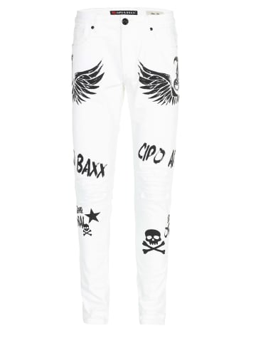 Cipo & Baxx Jeanshose in White