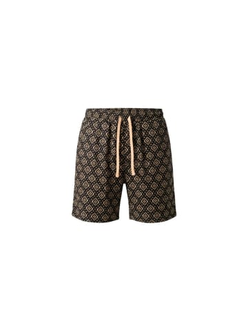 Gianni Lupo Schwarz Baumwolle Bermudashorts
