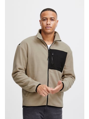 BLEND Fleecejacke Sweatshirt in Beige
