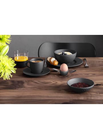 Villeroy & Boch 6er Set Eierbecher Manufacture Rock ø 4,8 cm in schwarz