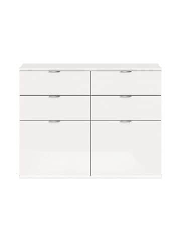 ebuy24 Schuhschrank ProjektX Weiß 120 x 34 cm