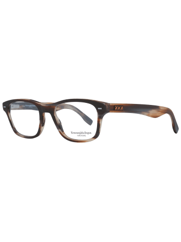 Ermenegildo Zegna Männer Optische Fassungen Trapezförmig Braun