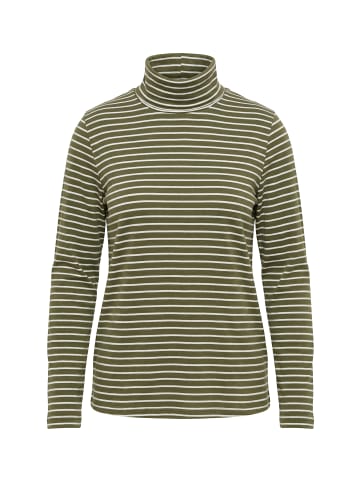Ulla Popken Langarmshirt in dunkel khaki