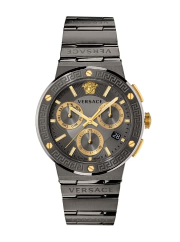 Versace Quarzuhr für Herren in grau
