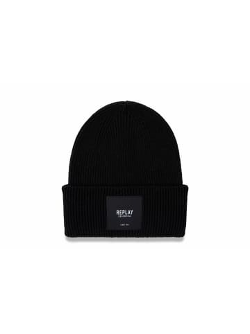 Replay Beanie in Schwarz