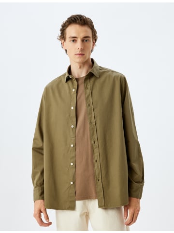 KOTON Shirt in Khaki