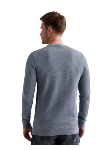 PME Legend Pullover R-NECK COTTON MODAL in Blau