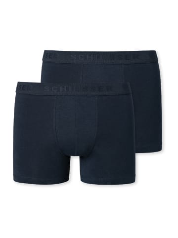 Schiesser Retroshorts 2er-Pack Basic Kids in nachtblau