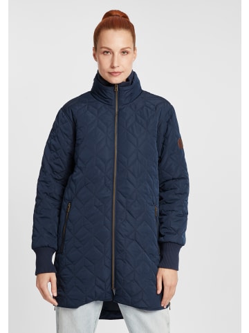 Oxmo Steppjacke OXAlarar 21900051ME Übergangsjacke mit Kapuze in Blau