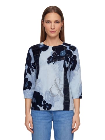 Betty Barclay Strickpullover mit Fledermausärmeln in Light Blue/Blue