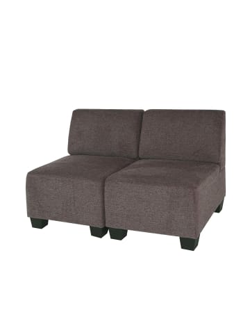 MCW Modular 2-Sitzer Sofa Moncalieri, Braun, ohne Armlehnen