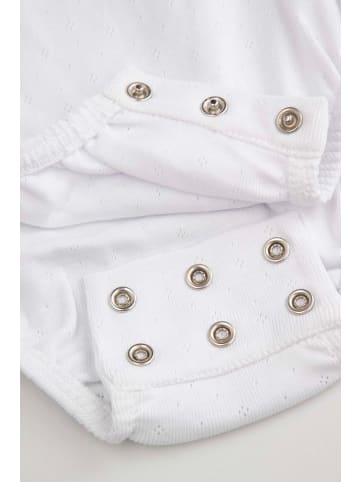 Coccodrillo Langarm-Body in weiß