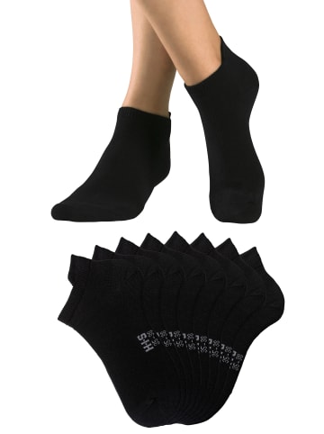 H.I.S Sneakersocken in 8x schwarz