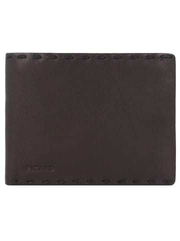 PICARD Ranger 1 Geldbörse RFID Schutz Leder 12 cm cafe