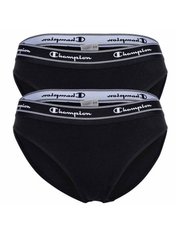 Champion Slip 2er Pack in Schwarz