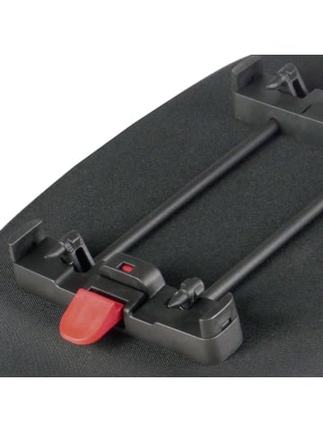 KLICKfix reisenthel Bikebasket GT 21 - Gepäckträgerkorb (Racktime) (racktimetwist blue) in fleur black