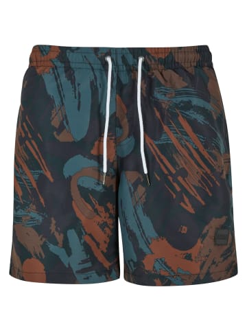 Urban Classics Badeshorts in 80's aop