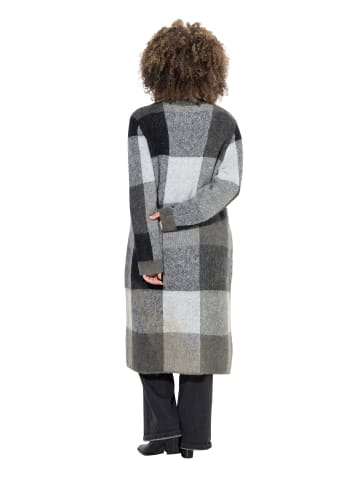 Ulla Popken Strickjacke in graphitgrau