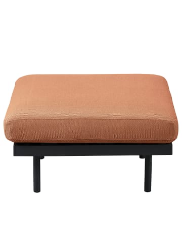 home24 home24 Outdoor-Hocker - Beige - Olefin & Aluminium - 77 x 44 x 77 cm in Lachs