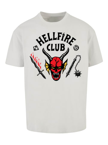 F4NT4STIC Oversize T-Shirt Stranger Things Hellfire Club in lightasphalt