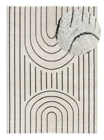 Atticgo Kurzflor-Teppich BLANCHE in weiß