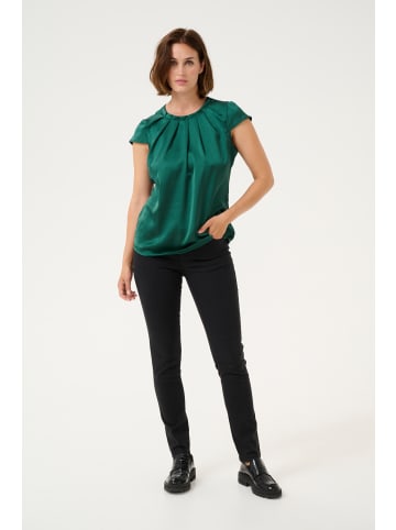 Kaffe Kurzarm-Bluse KAlinda Regular fit in Aventurine CC