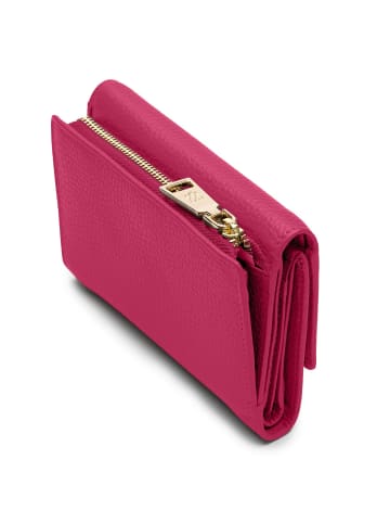Lazarotti Bologna Leather Geldbörse Leder 14 cm in hot pink