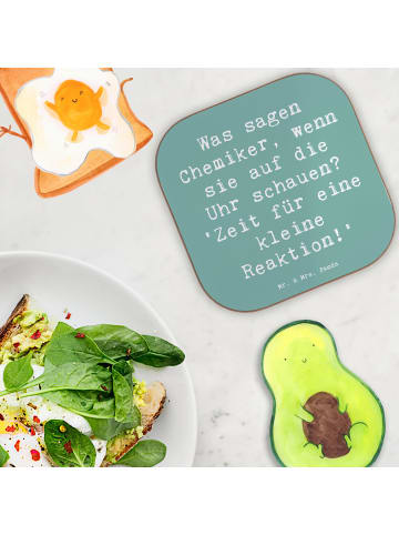 Mr. & Mrs. Panda Flaschenuntersetzer Spruch Chemiker Reaktion mi... in Meeresbrise