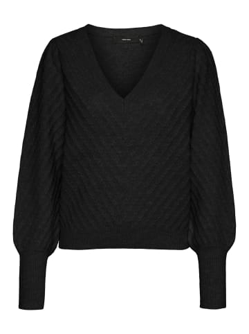 Vero Moda Strickpullover in Black