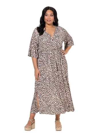 Ulla Popken Kleid in dunkles kitt