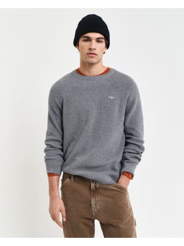 Gant Pullover in Dark Grey Melange