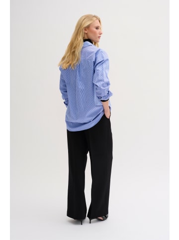 My Essential Wardrobe Langarm - Hemd 03 Loose fit in Medium Blue Striped